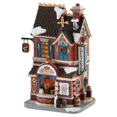 Lemax Lighted Buildings Lemax Chestnut King, Porcelain Lighted House, (AA), B/O(4.5V)